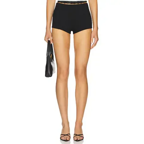 superdown Pants - superdown Reese Hot Shorts in Black